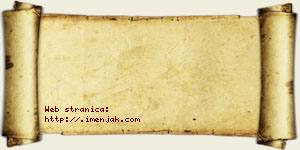 Anđelija Šerović vizit kartica